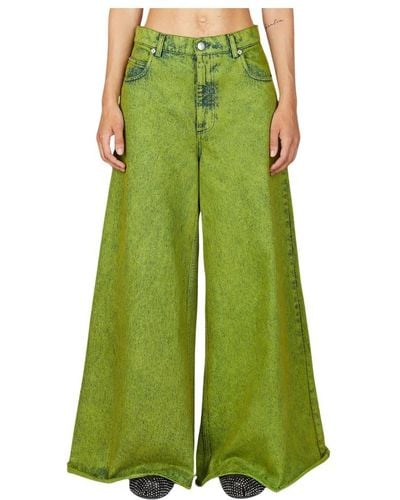 Marni Jeans > wide jeans - Vert