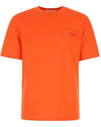 Moschino T-shirt in cotone - Arancione