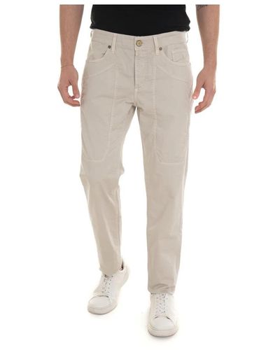 Jeckerson Slim-Fit Trousers - Natural