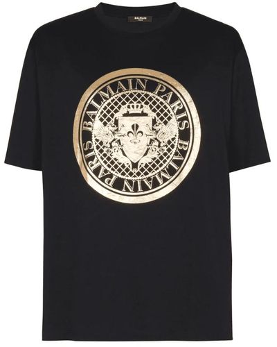 Balmain Logo print t-shirt - Schwarz
