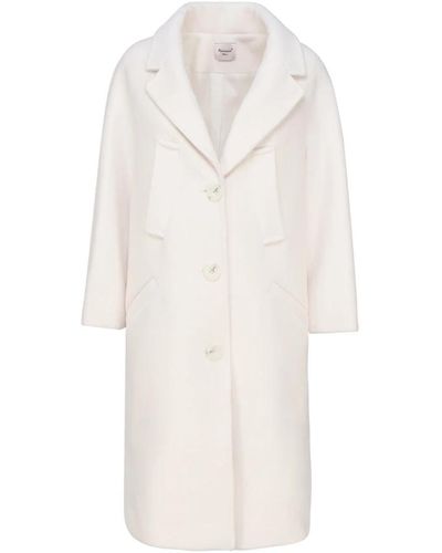 Mariuccia Milano Single-breasted coats - Weiß
