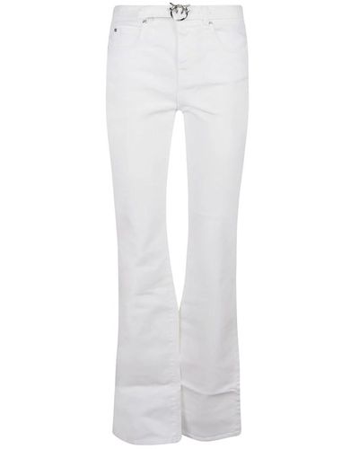 Pinko Flared Jeans - Weiß