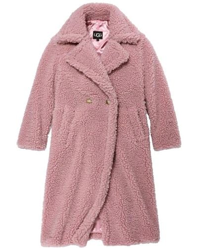 UGG Double-Breasted Coats - Pink