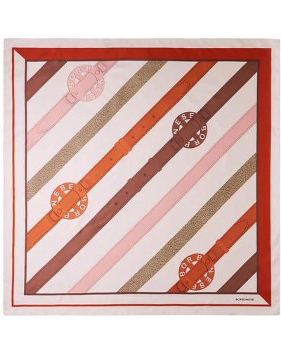 Borbonese Foulard in tessuto stampato - Rosso