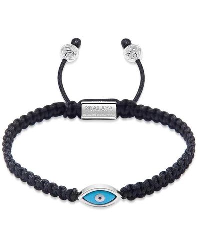 Nialaya Men's string bracelet - Bleu