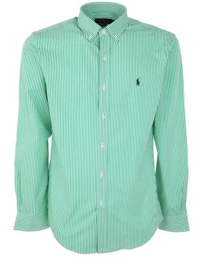 Ralph Lauren Slbdppcs long sleeve sport shirt - Vert