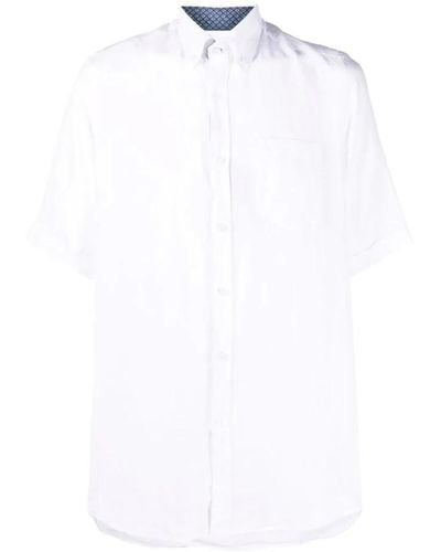 Paul & Shark Short Sleeve Shirts - White