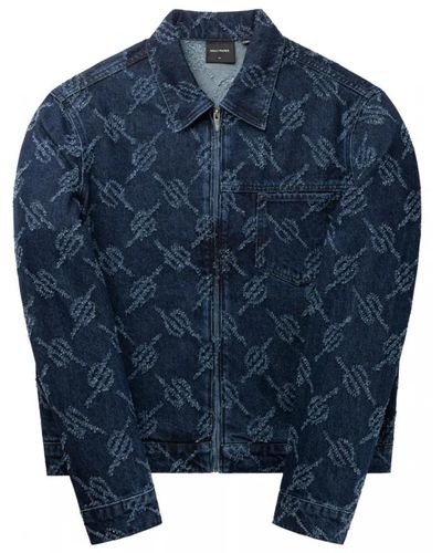 Daily Paper Jackets > denim jackets - Bleu