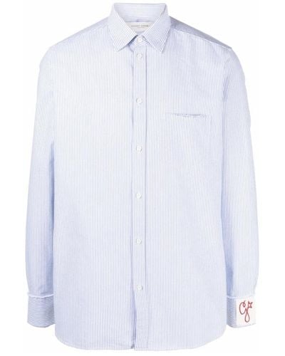 Golden Goose Weiße formale hemd - kollektion,gestreiftes oxford-hemd