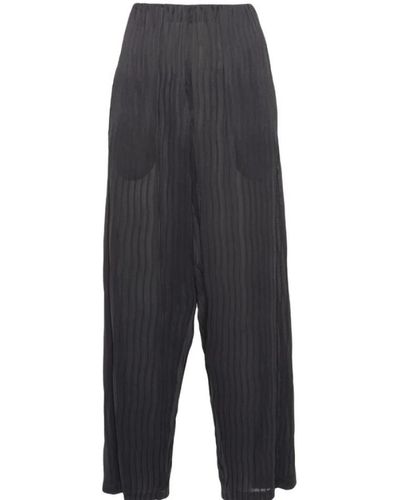Giorgio Armani Trousers > cropped trousers - Gris