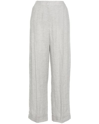 Emporio Armani Wide Trousers - Grey