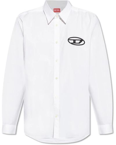DIESEL Shirts > casual shirts - Blanc