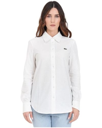 Lacoste Blouses & shirts > shirts - Blanc
