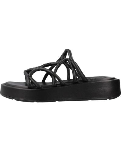 Wonders Flat sandals - Negro
