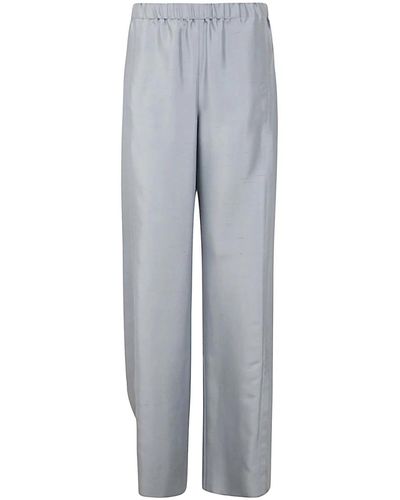 Giorgio Armani Trousers > wide trousers - Gris