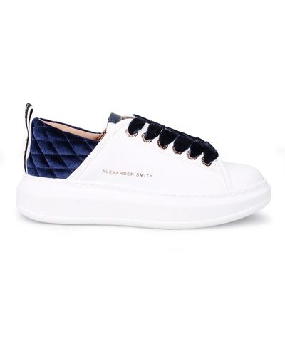 Alexander Smith Wembley zapatillas deportivas blancas - Azul
