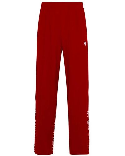 Marcelo Burlon Straight Pants - Red
