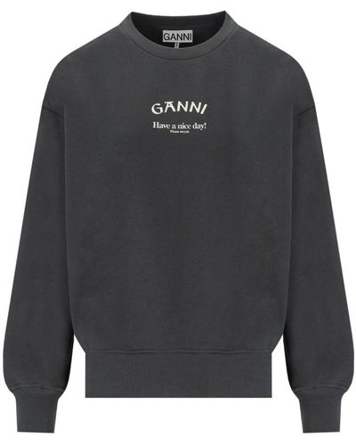 Ganni Sweatshirts - Grau