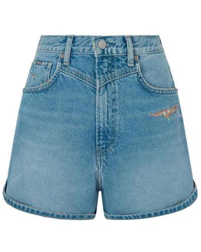 Pepe Jeans Denim shorts - Blu