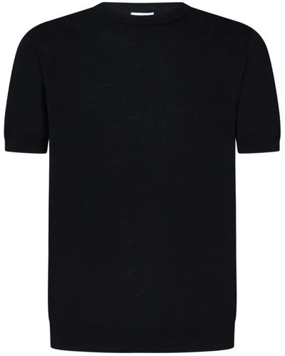 Malo Round-Neck Knitwear - Black