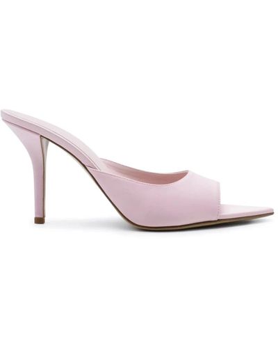 Gia Borghini Heeled Mules - Pink