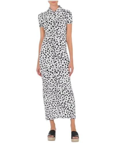 Moschino Leopard hemdkleid - Mehrfarbig