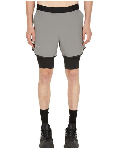 Ostrya Trail shorts mit reflektierendem logo - Grau