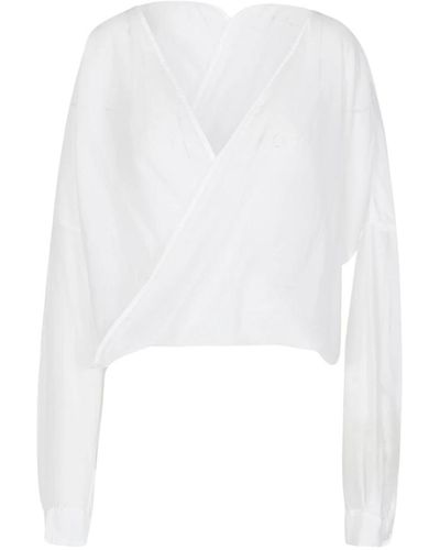 Jucca Stilvolle bluse mit einzigartigem design - Weiß