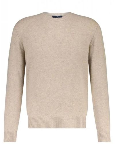 Hackett Jersey de lana de cordero con bordado del logotipo - Neutro