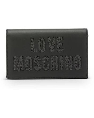 Love Moschino Cross Body Bags - Black