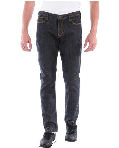 Armani Jeans Jeans > slim-fit jeans - Gris
