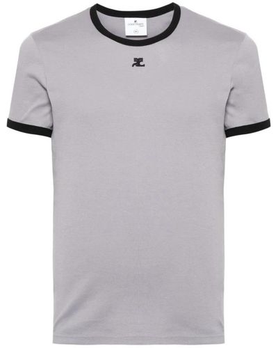 Courreges T-Shirts - Grey