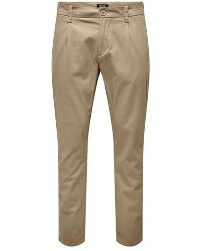 Only & Sons Pantaloni classici uomo - Neutro