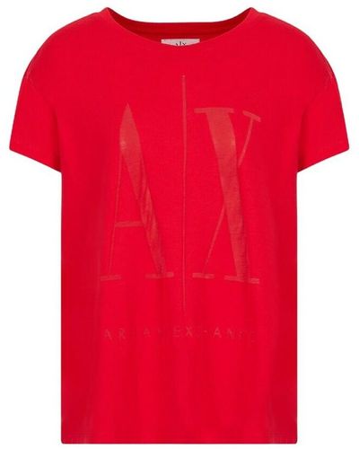 Armani T-shirt 8Nythx Yj8Xz - Rot
