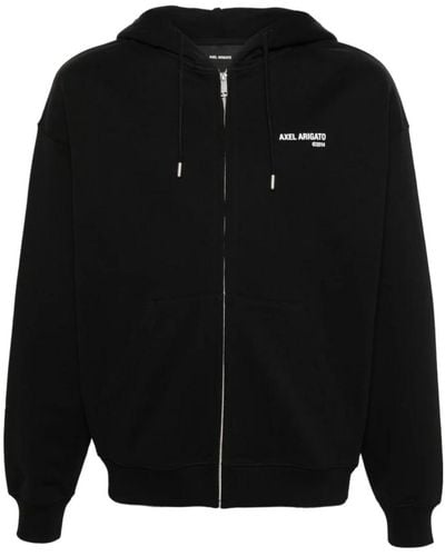 Axel Arigato Schwarze field hoodie pullover