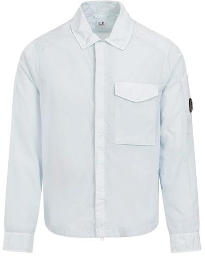 C.P. Company Blaue starlight taschen-overshirt