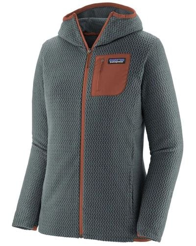 Patagonia Damen R1 Air Full-Zip Sweatshirt - Grau