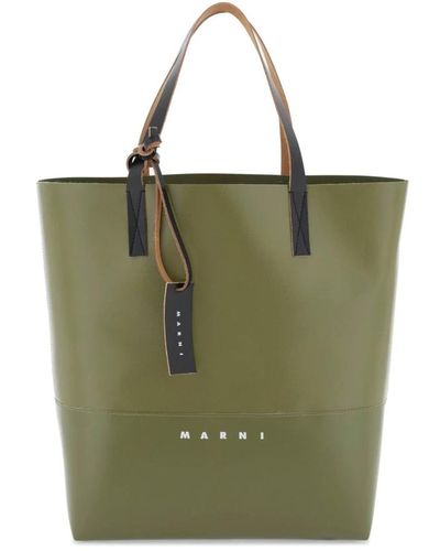 Marni Militärgrüne tribeca einkaufstasche