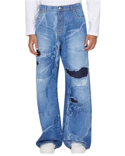 John Richmond Jeans > loose-fit jeans - Bleu