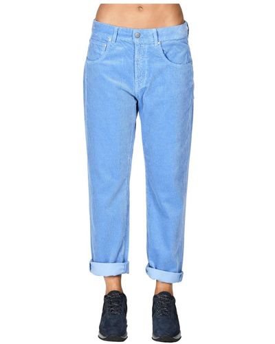 Aspesi Hellblaue Wide Fit Jeans