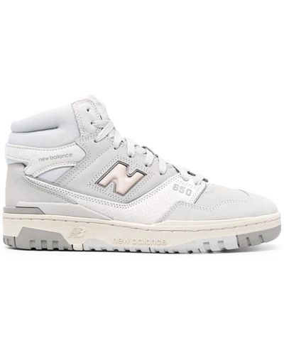 New Balance Sneaker high-top grigie - Bianco