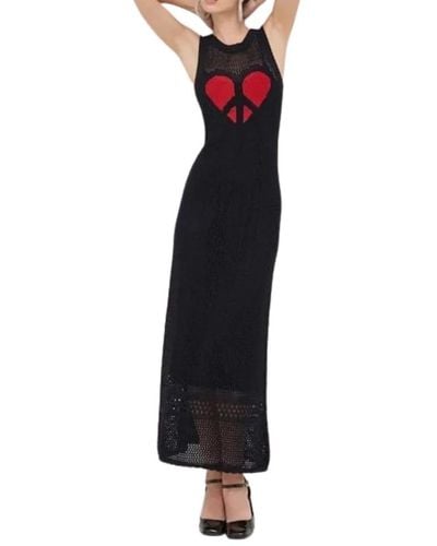 Moschino Knitted Dresses - Black