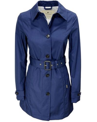 Woolrich Cappotto trench - Blu