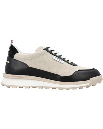 Thom Browne Sneakers aus salz- und pfefferbaumwolle - Mehrfarbig