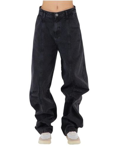 ROTATE BIRGER CHRISTENSEN Loose-Fit Jeans - Black