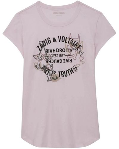 Zadig & Voltaire T-Shirts - Purple