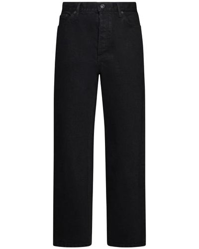 Balenciaga Cropped Jeans - Black
