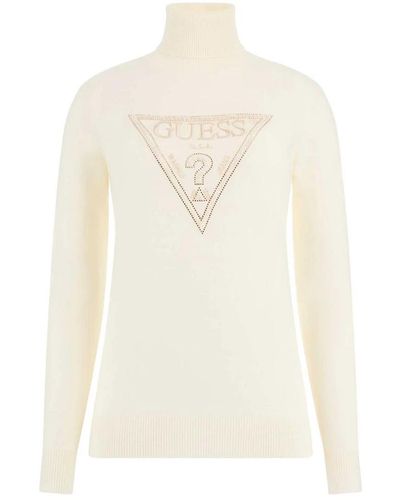 Guess Knitwear > turtlenecks - Blanc