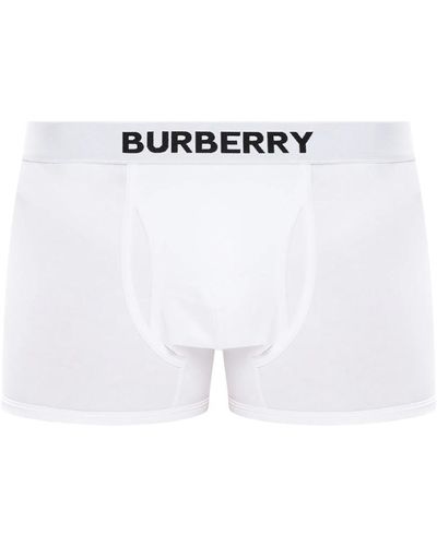 Burberry Boxershorts mit Logo - Weiß