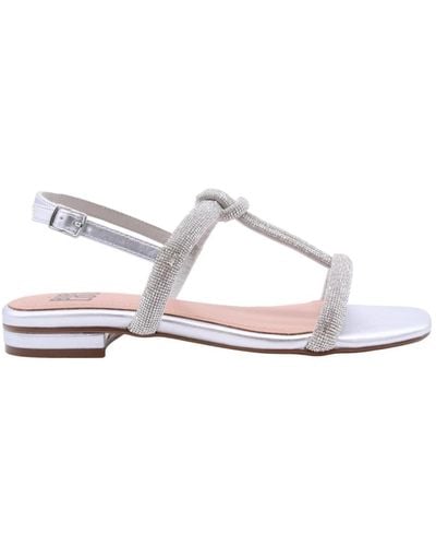 Bibi Lou Flache sommer sandalen - Weiß